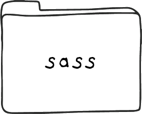 A filefolder icons that says SASS.